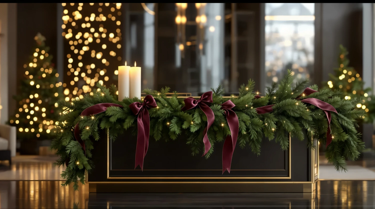 Holiday styling and corporate gifting arrangements