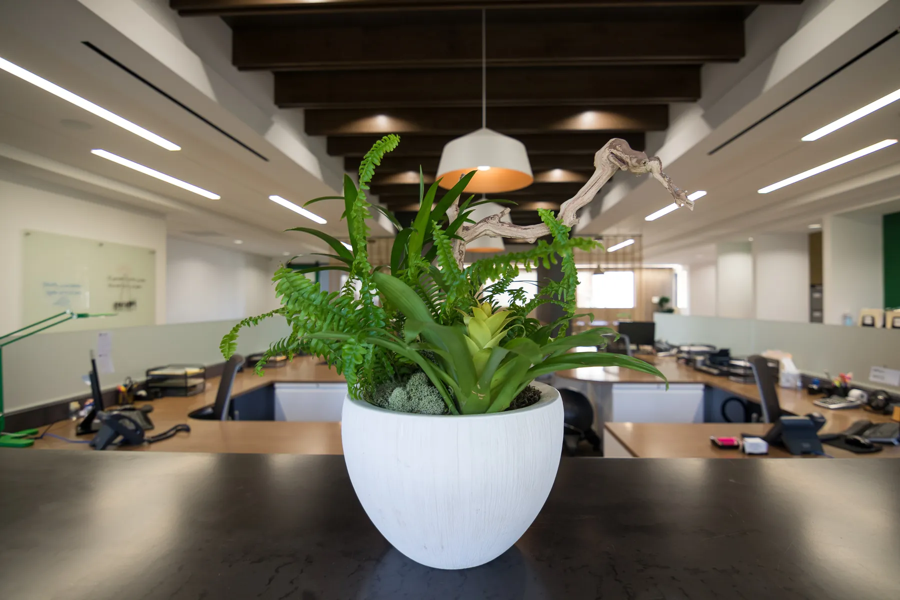 Table centerpiece planter